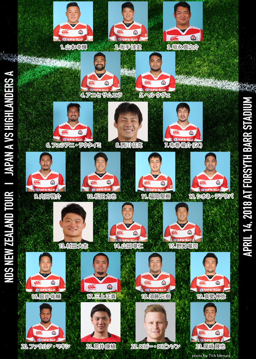 Japan A Team for Highlanders A｜RUGBY：FOR ALL