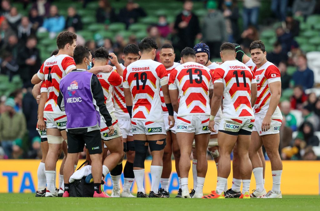 Japan shop rugby team