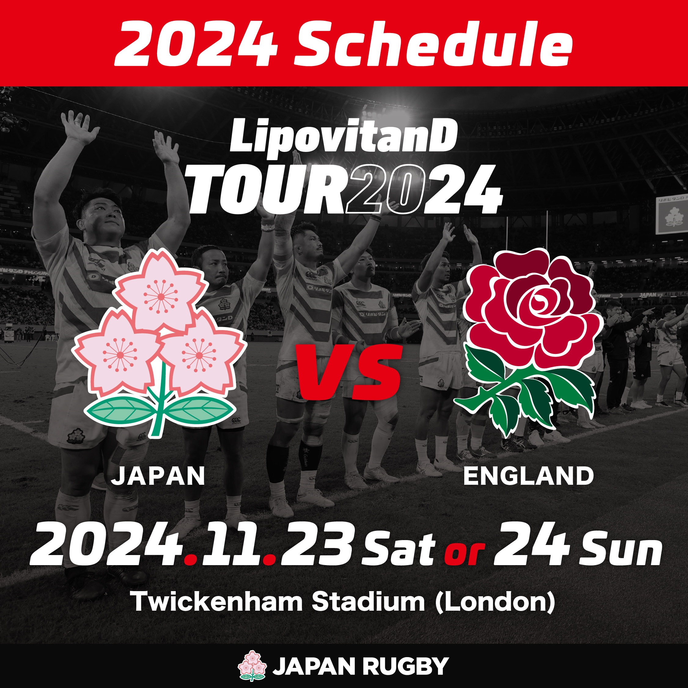 Brave Blossoms Set for Twickenham Return in 2024｜RUGBY：FOR ALL